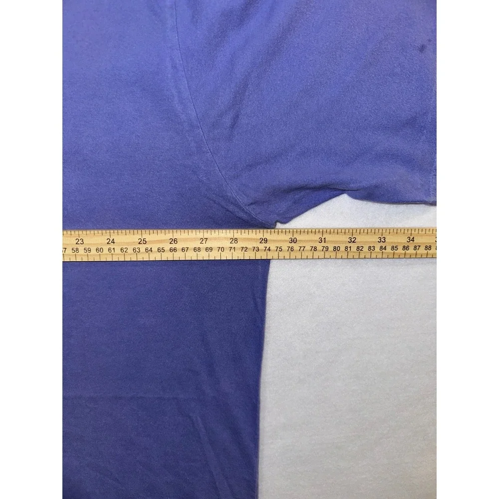 Vintage Polo Ralph Lauren Single Stitch T-Shirt Mens Size 3XLarge‎ Tall Purple